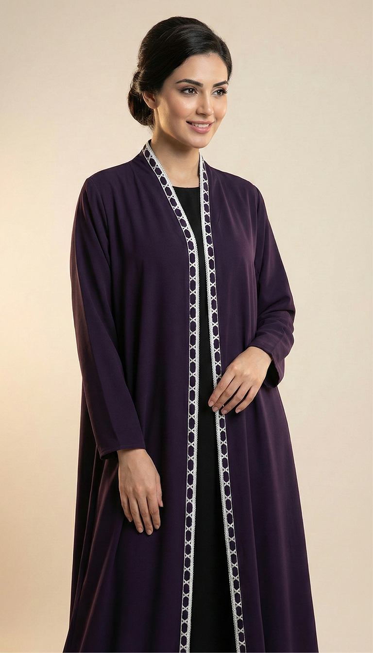 The Royal Amethyst Abaya