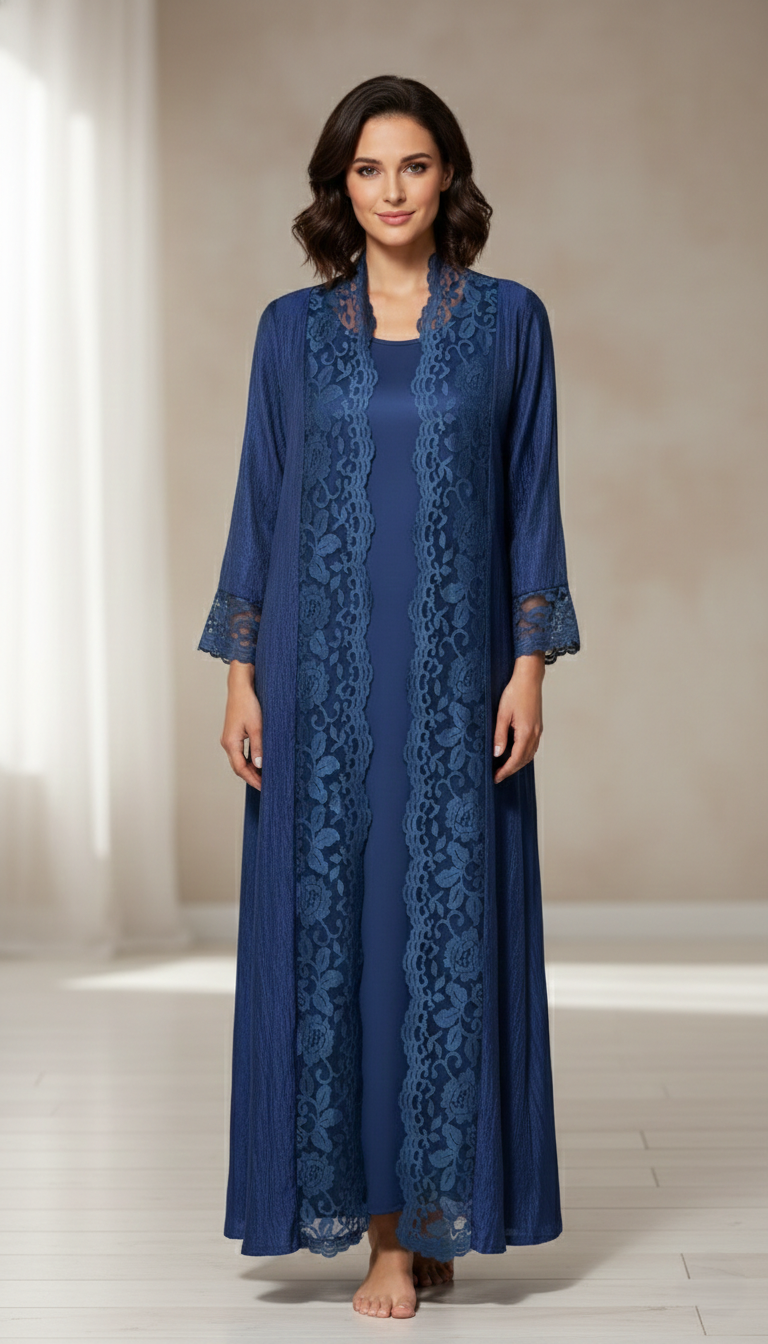 The Sapphire Muse Organza Abaya