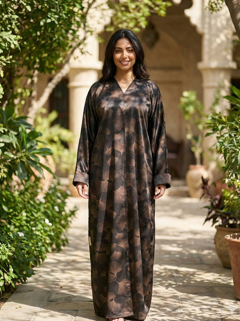 عباءة "أوراق" كلاسيك