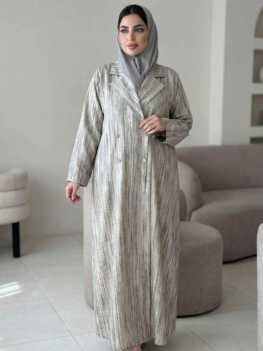 عباية معطف مخملي